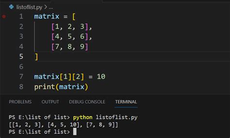 how to print lists in python: exploring the depths of Python's list comprehension